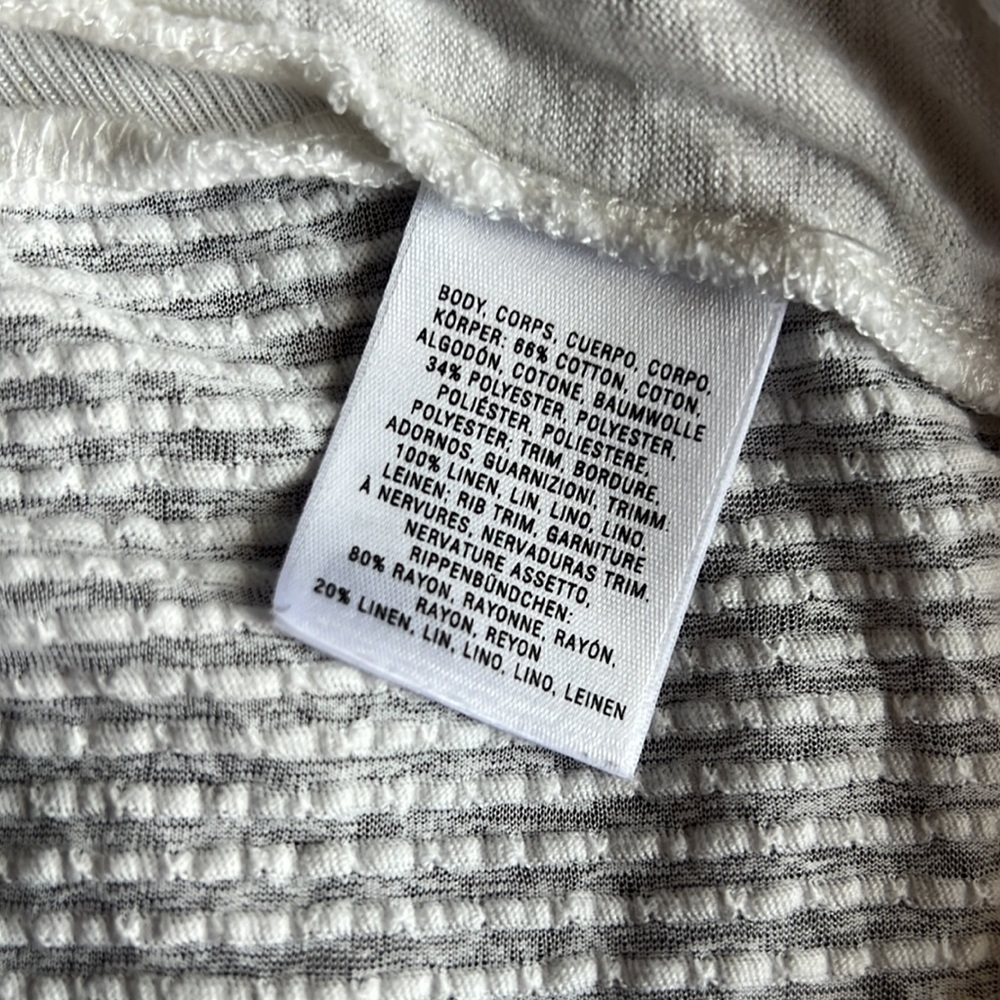 Anthropologie Vanessa Virginia long white sweater through open cardigan - Picture 11 of 13